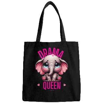 Discover Elephant Pet Drama Queen Theatrical Funny Cute Dramatic Elephant Meme Bags