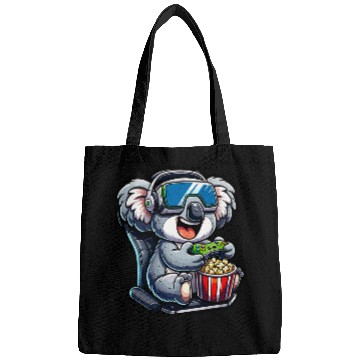 Discover Koala Pet Gamer Koala Popcorn Gaming Chair Headphones Games Player 3 Bags