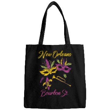 Discover French New Orleans Mardi Gras Souvenir Bourbon Street Bags