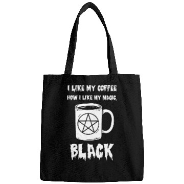 Discover Coffee Fun Trendy Black Magic Coffee Pentacle Cup Bags