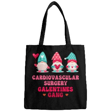 Discover nurses Job Cardiovascular Surgery Gnomes nurses Galentines Day Bags