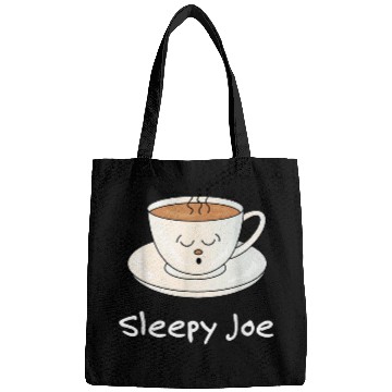 Discover Coffee Fun Sleepy Joe Biden Coffee Pun Bags