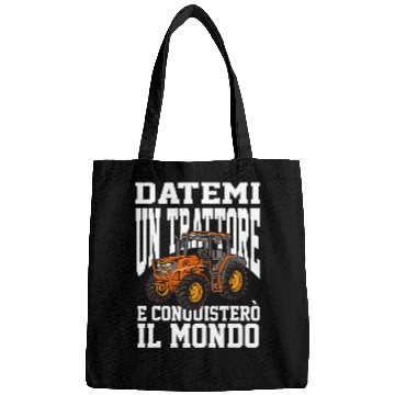 Discover Tractor Fun Written Funny Farmer Tractor Road Peasant Art 4 Bags