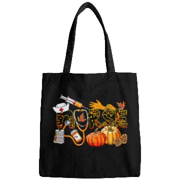 Discover nurses Job Fall Thankful Grateful Blessed Pumpkin Halloween 110 Bags