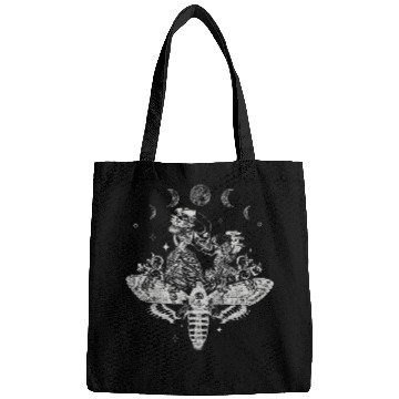 Discover Fairy Grunge Fairycore Aesthetic Skeletons Goth Luna Moth Bags