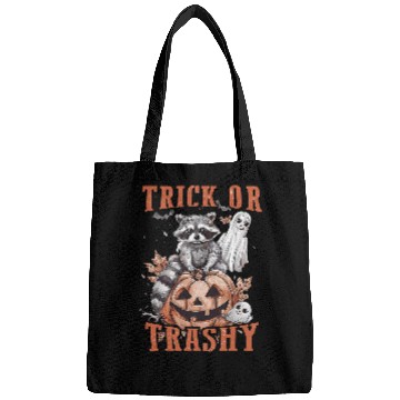 Discover Raccoon Pet Funny Trash Racoon Halloween Trick Or Trashy Bags