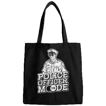 Discover Police Job Mode On Thin Blue Line Law Enforcement Bags
