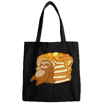 Discover Sloth Pet Eating Pancakes Pancake Waffle Breakfast Brunch Bags