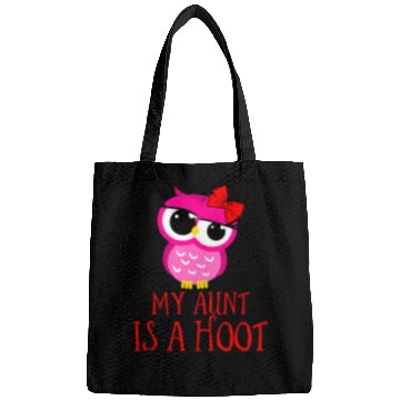 Discover Owl Pet My Aunt Is A Hoot Funny Owl Birds Of Prey Nocturnal Bags