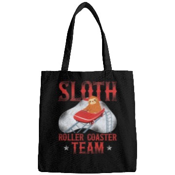 Discover Sloth Pet Roller Coaster Sloth vintages Sloth Roller Coaster Team Bags