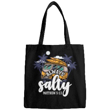 Discover Always Salty Matthew 5 13 Funny Bible Scripture Bags