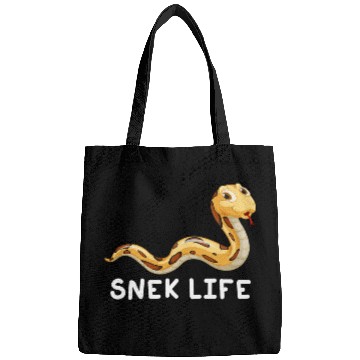 Discover Ball Python Snek Life Hiss Productivity Herpetology Bags
