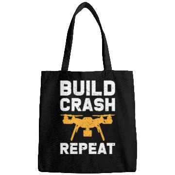 Discover Flying Drone Build Crash Repeat Pilot Hobby Quadcopter Bags