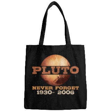 Discover Pluto never forget Early Planet today star Pluto Bags