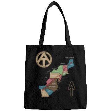 Discover appalachian trail hiking map Bags