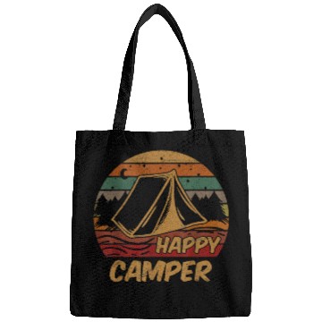 Discover Scout Job Gifts Happy Camper Campsite Scout Lovers Bags