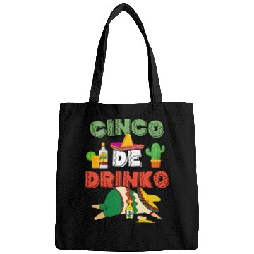 Discover Wines Fun Funny Cinco De Drinko Cinco De Mayo Mexican Tequila Bags