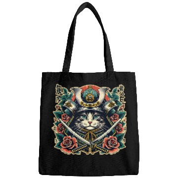 Discover Ancient Samurai Cat Japan Culture Ninja 1 Bags