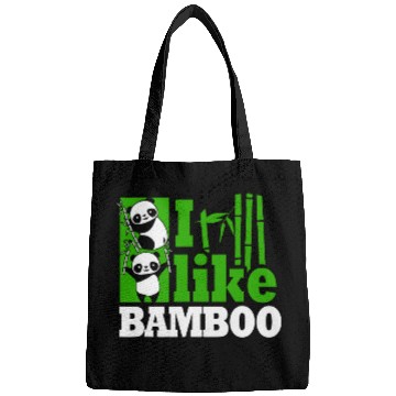 Discover Panda Pet i like bamboo Bags