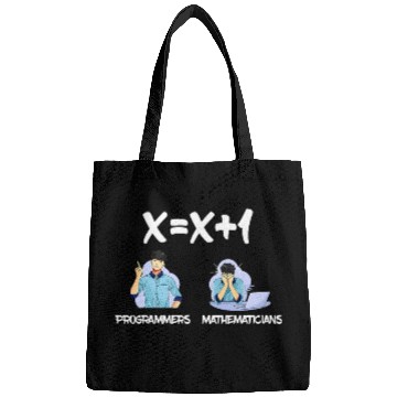 Discover Funny Mathematics Computer Science Programmers 2Mathematicians Bags