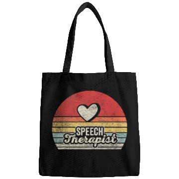 Discover Retro vintages Speech Therapis Speech Pathology Gift 5 Bags