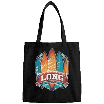 Discover FIVE vintages SURFBOARDS Long Beach MS Bags