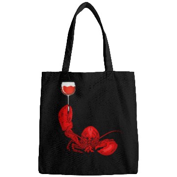 Discover Wines Fun Lobster And Wines Drinking Wines Seafood Lover Bags