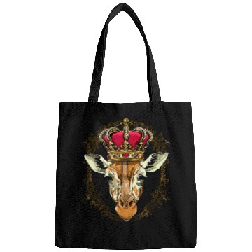 Discover Giraffe Pet King Queen Giraffe Princess Safari Animal Giraffe Lover Bags