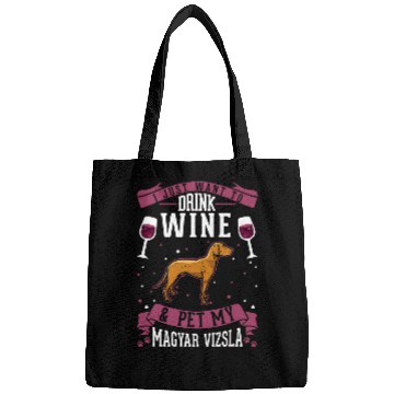 Discover Wines Fun magyar vizsla and Wines vizsla Bags