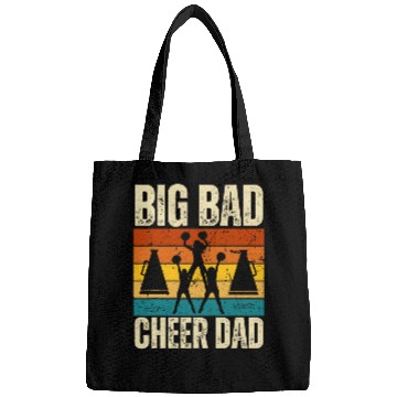 Discover Big Bad Cheer Dad Proud Cheer Dad Mens Cheer Coach Bags