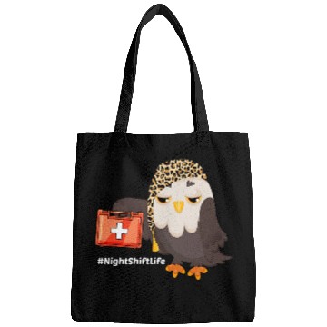 Discover Owl Pet Night Shift Nursing healthcares nurses Week Work Owl Leopard Bags