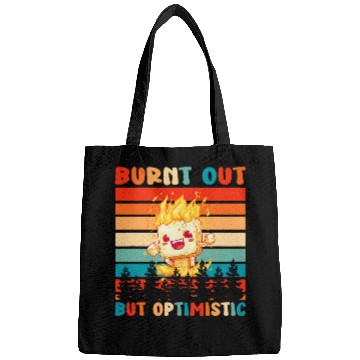 Discover Burnt Out But Optimistic Funny Marshmallow Retro Camping 11 Bags