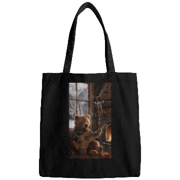 Discover Bear Pet Bear Bear Guitar Sweater Winter Fireplace Music Bags