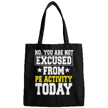 Discover PE Teacher Physical Education Activity Instructor Gym Coach Bags