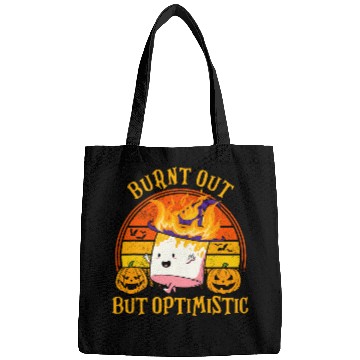 Discover Burnt Out But Optimistic Cute Marshmallow Camping Bags