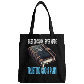 Discover bests Decision I Ever Made Trusting Gods Plan Divine Planner Bags