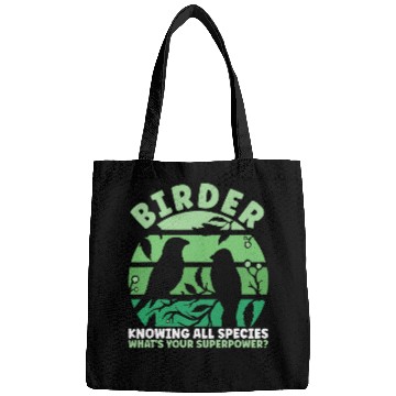 Discover Birdwatcher Birder Knowing All Species Birdwatching Bags
