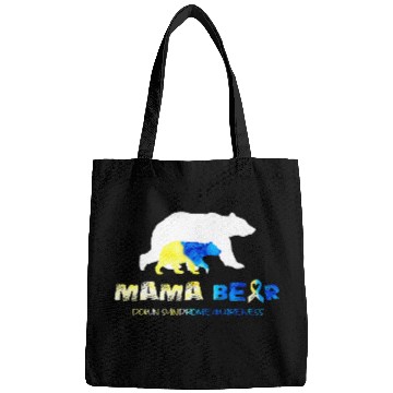Discover Bear Pet Mama Bear Down Syndromes Awareness Survivors Bags