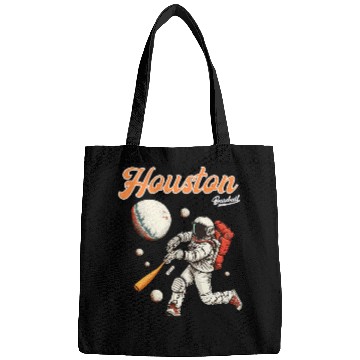 Discover Retro vintages Houston Texas Baseball Astronaut Crush City Bags