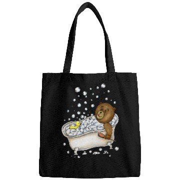 Discover Bear Pet Teddy Bear Bubble Bath with Rubber Ducky Bags
