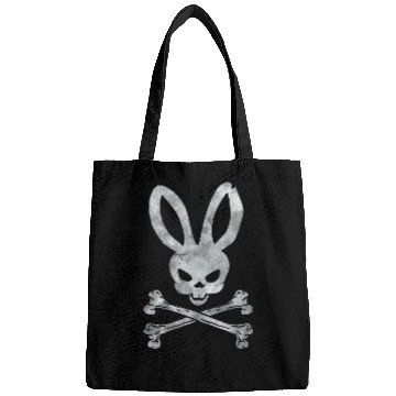 Discover Funny Easter Bunny Skull Crossbones Egg Hunt Easter Day Bags