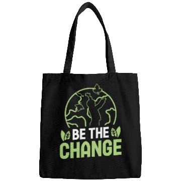 Discover Be the change environmental protection accessoires Bags