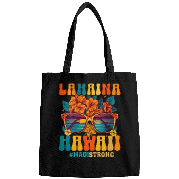 Discover Groovy Retro Lahaina Pray For Maui Hawaii Strong Funny Bags