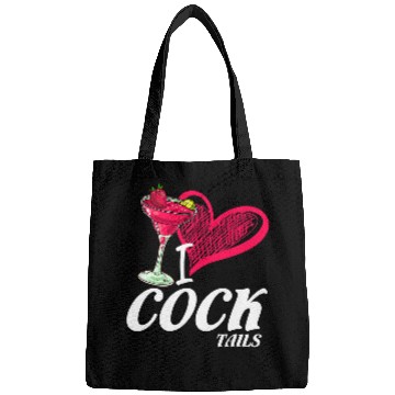 Discover Wines Fun Funny I Love Cocktails Drinking Pun Design Tee Wines Lovers Bags