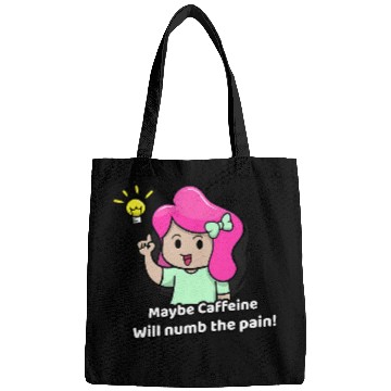 Discover Coffee Fun Server Waitress Caffeine Bags