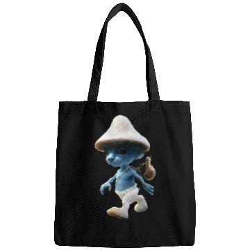Discover Blue Mushroom Cat Meme We Live We Love We Lie 1 Bags