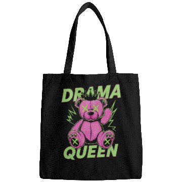 Discover Bear Pet Drama Queen Teddy bear Dark Humor Bags