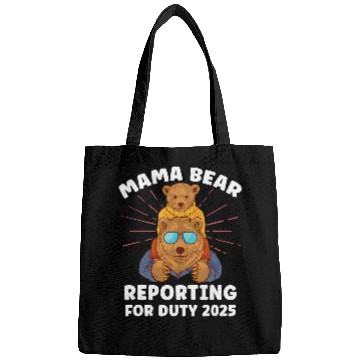 Discover Bear Pet Mama Bear Reporting For Duty 2025 Mom To Be Bags