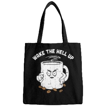 Discover Coffee Fun Wake The Hell Up Halloween Costume Coffee Lover Barista Bags