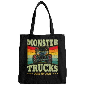 Discover Monster Trucks are my Jam Trucker Kids Bags